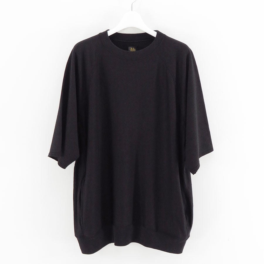 【BATONER/バトナー】<br>BELGIAN LINEN URAKE CREW NECK S/S <br>BN-25SM-050