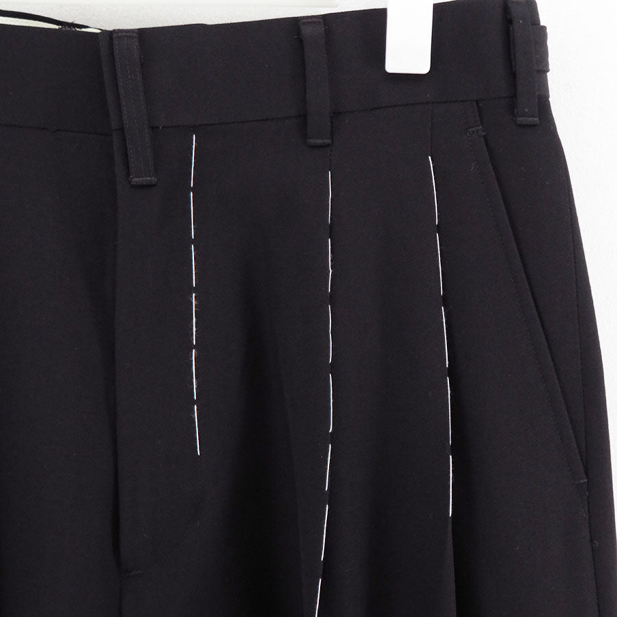DAIRIKU/ダイリク】”Hand Stich”Dress WIde Slacks 26SSB1の通販