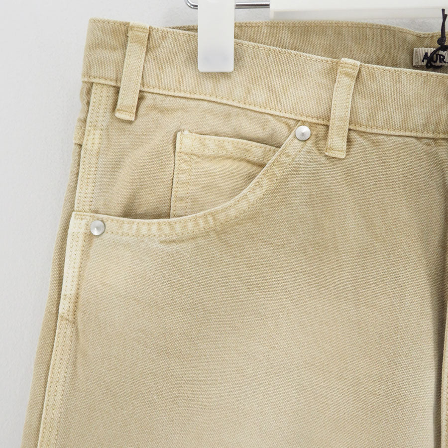 auralee 25ss ORGANIC COTTON DUCK PANTS
