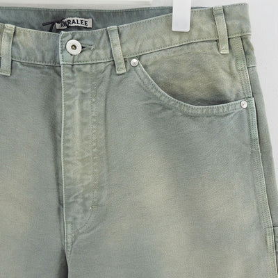 【AURALEE/オーラリー】<br>ORGANIC COTTON DUCK PANTS <br>A25SP02CD