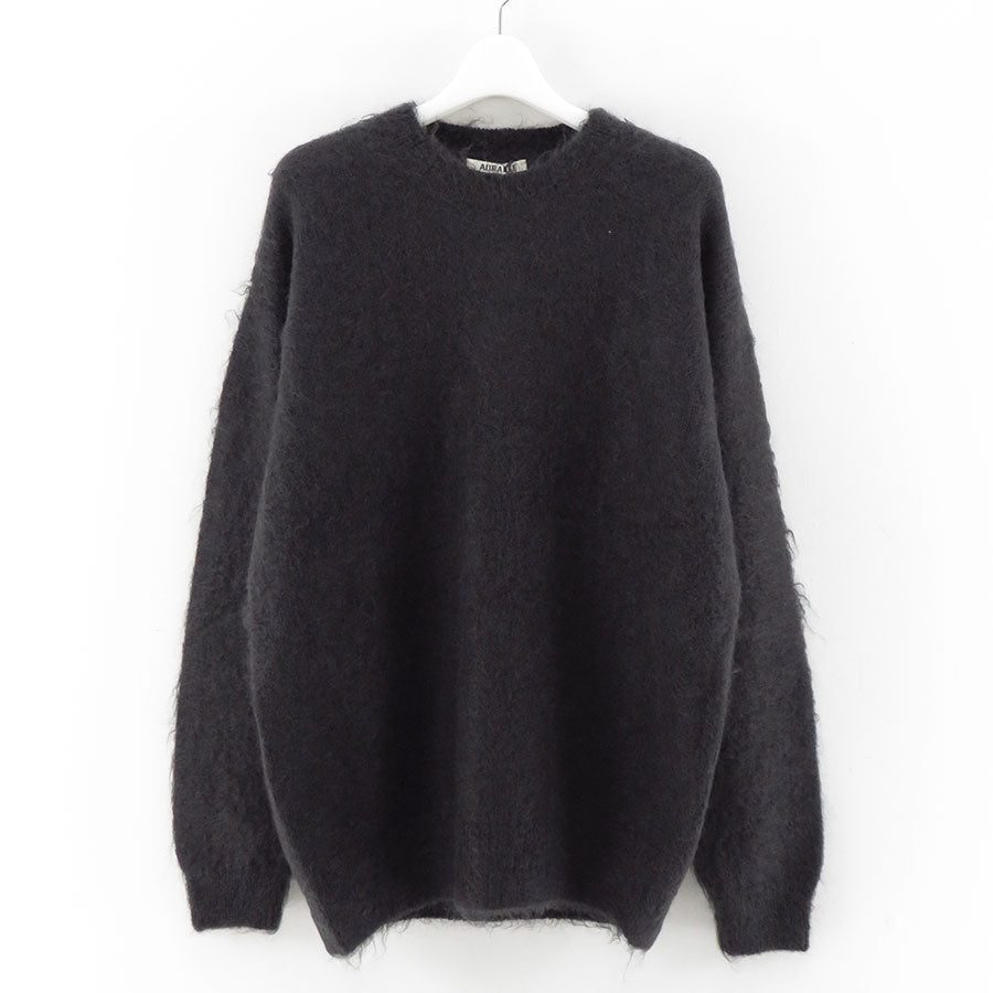 【AURALEE/オーラリー】<br>BRUSHED SUPER KID MOHAIR KNIT P/O <br>A24AP03KM