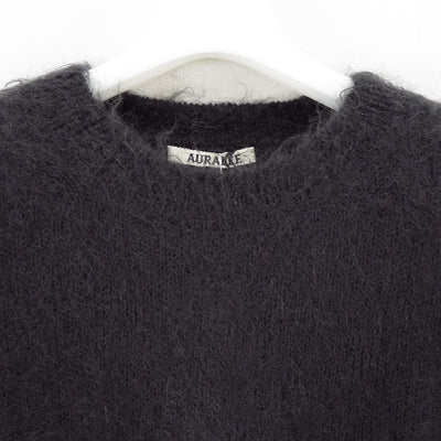 【AURALEE/オーラリー】<br>BRUSHED SUPER KID MOHAIR KNIT P/O <br>A24AP03KM