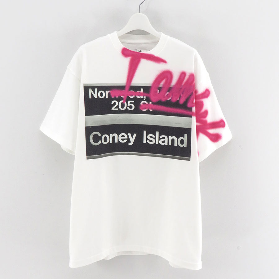【i am dork/アイアムドーク】<br>コニーアイランドプリントTシャツ <br>DO25SS10