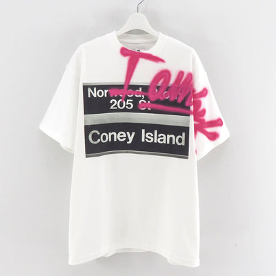 【i am dork/アイアムドーク】<br>コニーアイランドプリントTシャツ <br>DO25SS10