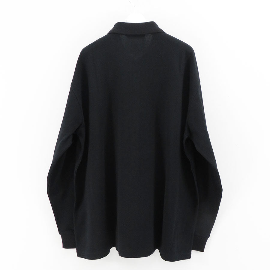 【REVERBERATE/リバーバレイト】<br>ZIP LONG SLEEVE POLO <br>REV-24SS-CS03