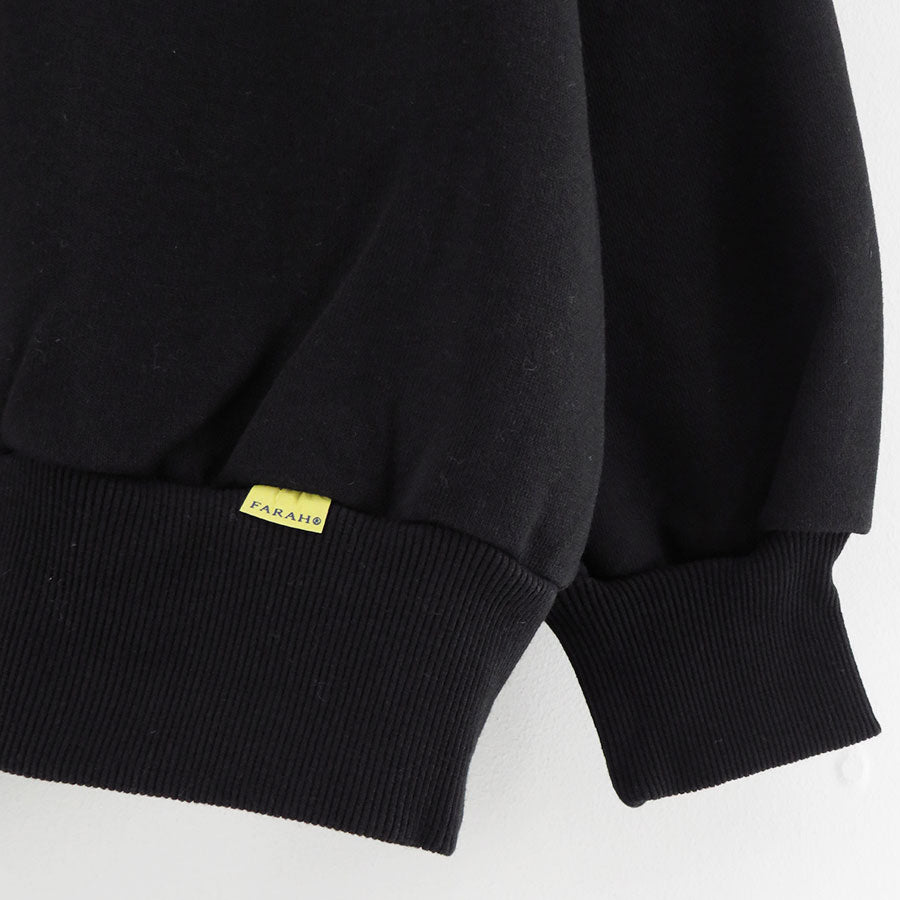 【FARAH/ファーラー】<br>Potting LOGO Half Zip Sweatshirt <br>FR0403-M3002