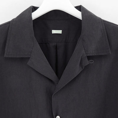 【A.PRESSE/アプレッセ】<br>Silk Cotton Open Collar S/S Shirt <br>25SAP-02-04H