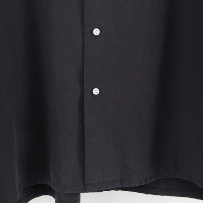 【A.PRESSE/アプレッセ】<br>Silk Cotton Open Collar S/S Shirt <br>25SAP-02-04H