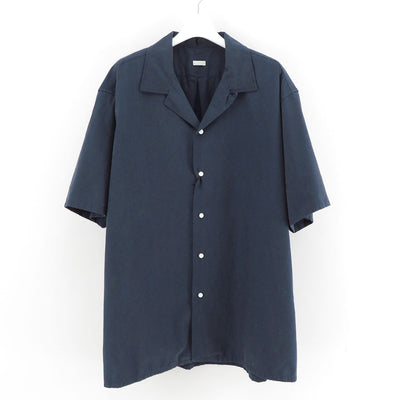 【A.PRESSE/アプレッセ】<br>Silk Cotton Open Collar S/S Shirt <br>25SAP-02-04H