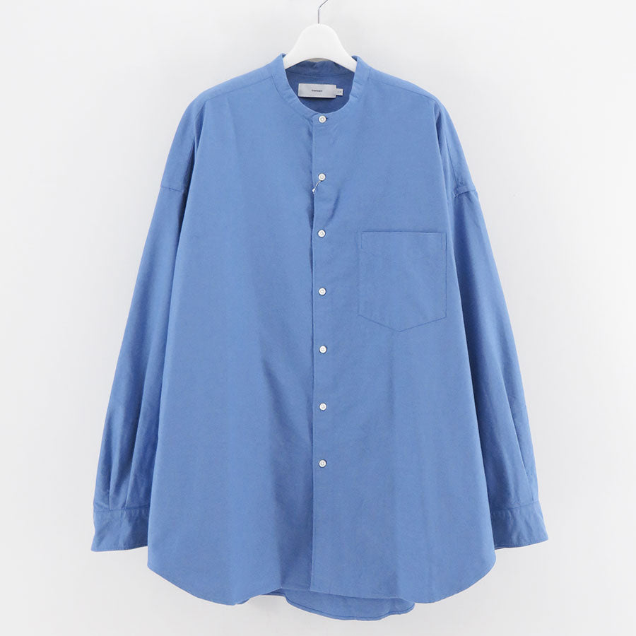 Graphpaper/グラフペーパー】Oxford L/S Oversized Band Collar Shirt