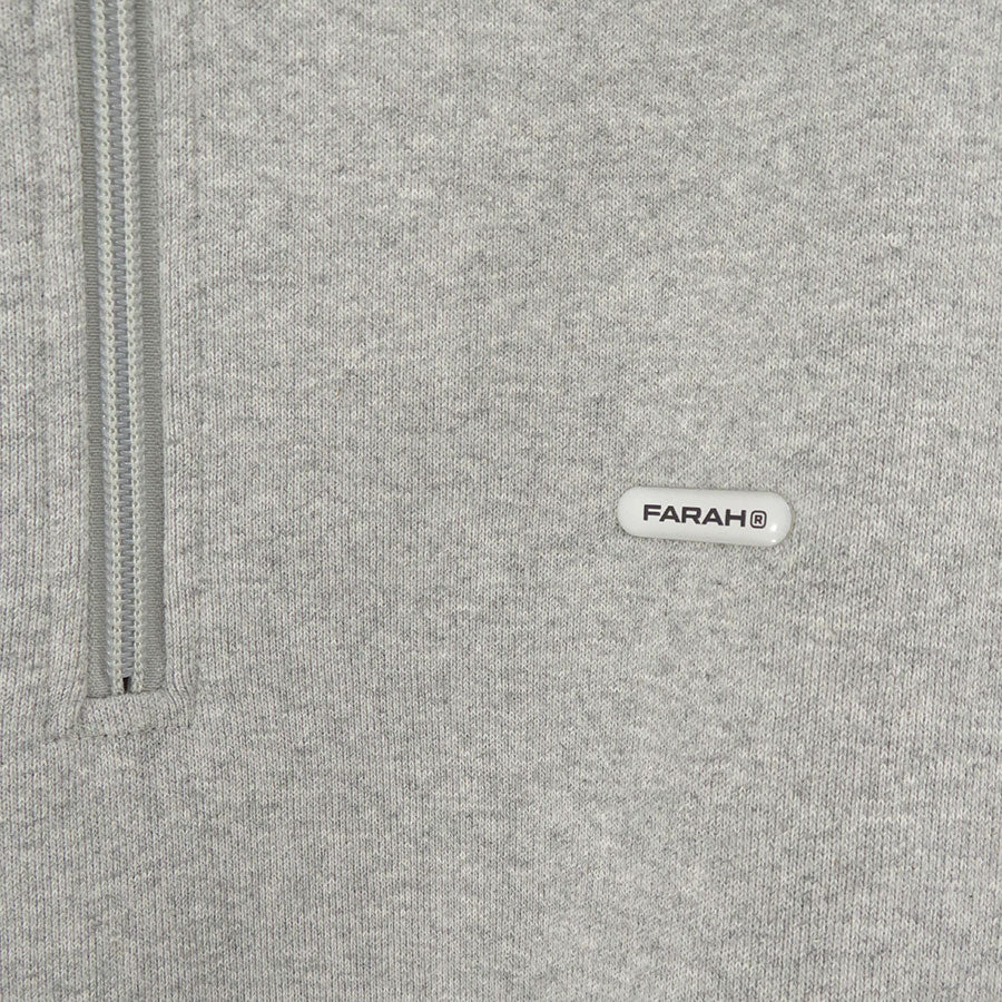 SALE 50%OFF ! <br/>【FARAH/ファーラー】<br>Potting LOGO Half Zip Sweatshirt <br>FR0403-M3002