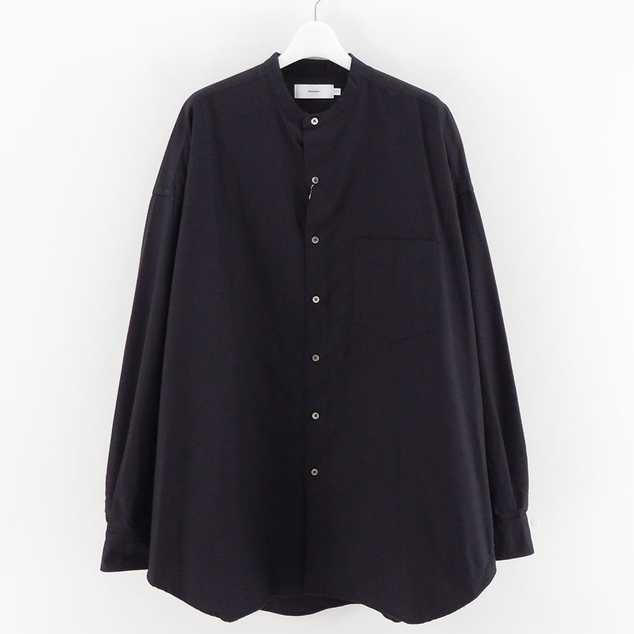 Graphpaper/グラフペーパー】Oxford L/S Oversized Band Collar Shirt