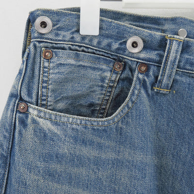 【A.PRESSE/アプレッセ】<br>No.2 Washed Denim Pants <br>AP-4008