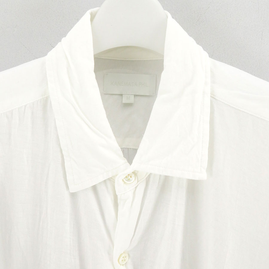 【KANEMASA PHIL./カネマサフィル】<br>46G Artisan S/S Shirt <br>KM25S-015