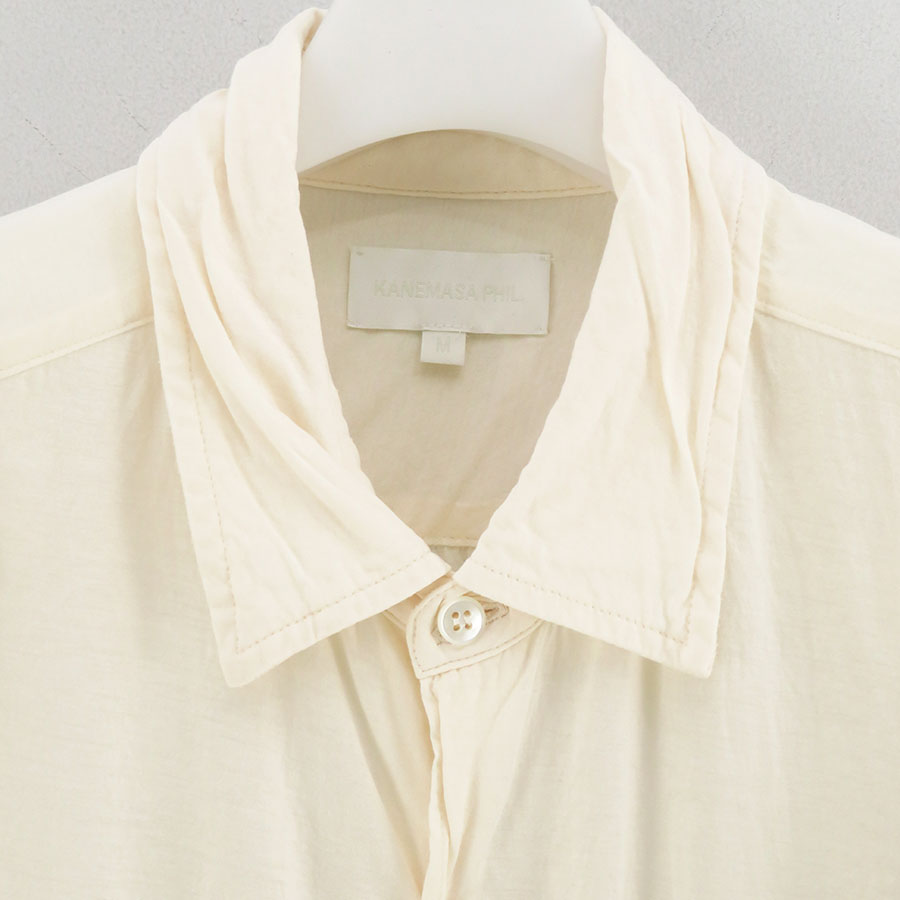 【KANEMASA PHIL./カネマサフィル】<br>46G Artisan S/S Shirt <br>KM25S-015