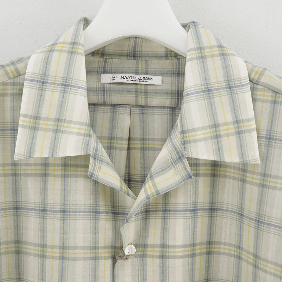 【MAATEE&SONS/マーティーアンドサンズ】<br>OP SHIRTS <br>MT5103-0609