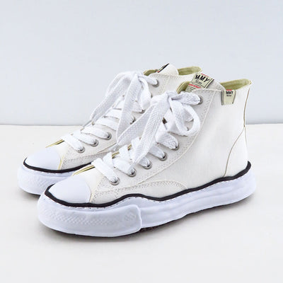 【Maison MIHARA YASUHIRO】<br>"PETERSON" OG Sole Canvas High-top Sneaker (WHITE) <br>A01FW701