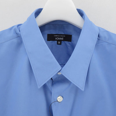 【COMME des GARCONS HOMME】<br>綿ブロードS/S Shirt <br>HO-B022-051