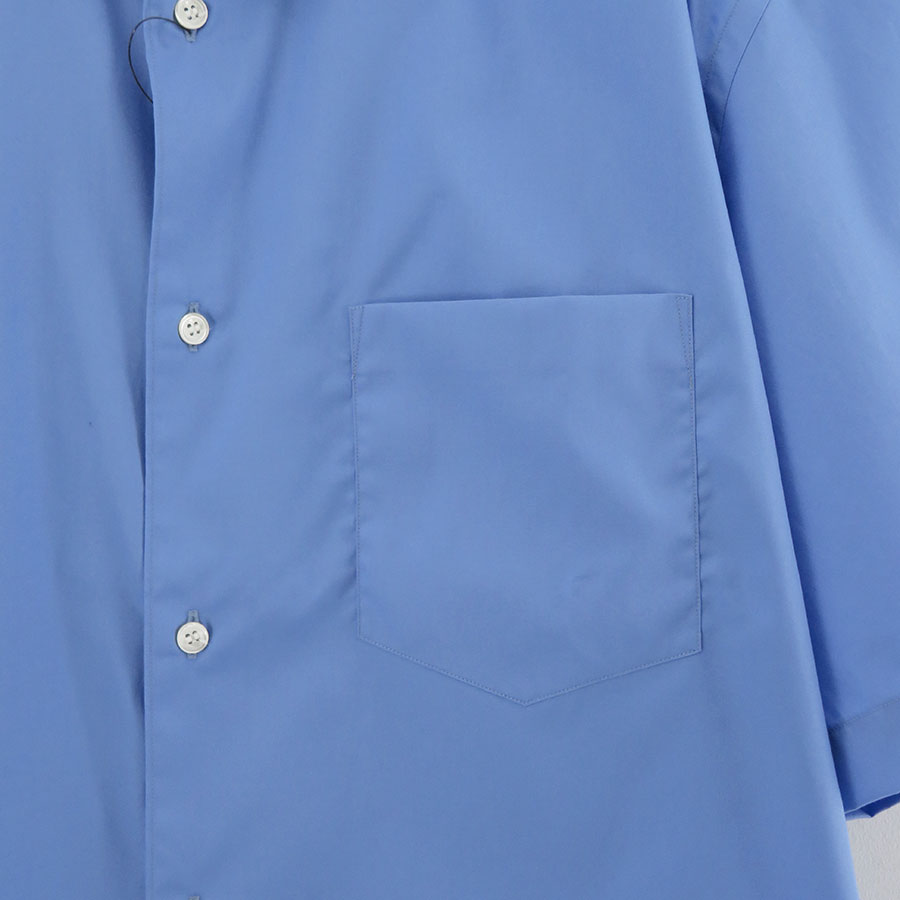 【COMME des GARCONS HOMME】<br>綿ブロードS/S Shirt <br>HO-B022-051