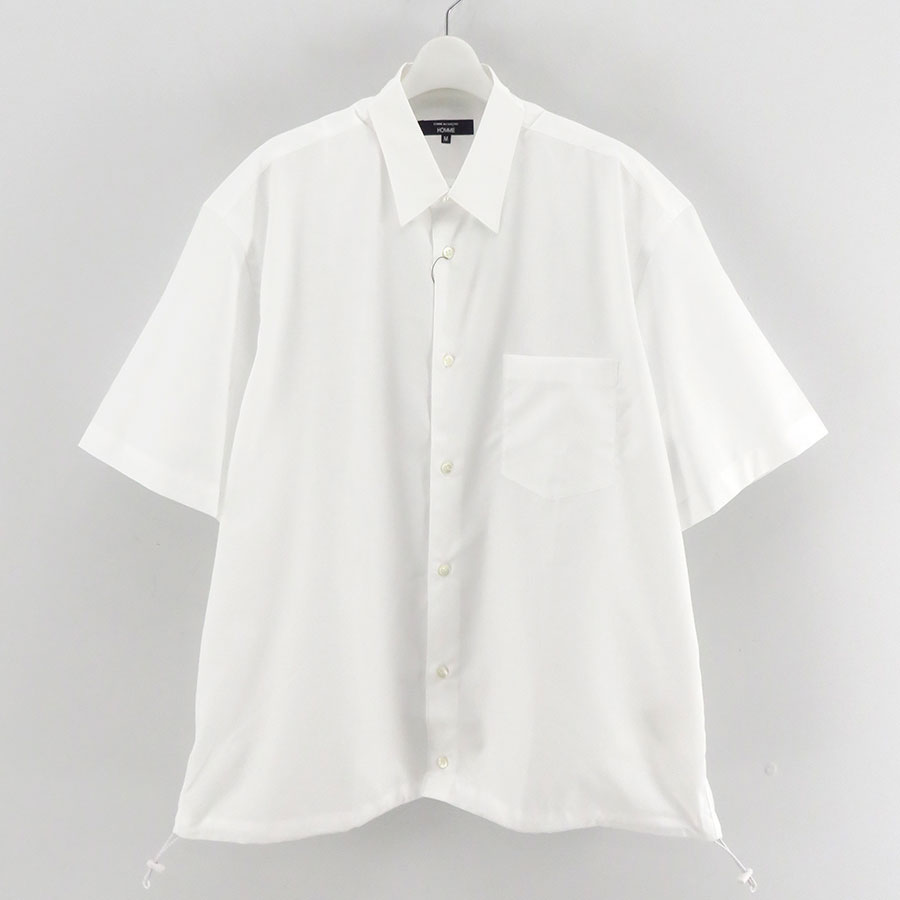 【COMME des GARCONS HOMME】<br>綿ブロードS/S Shirt <br>HO-B022-051