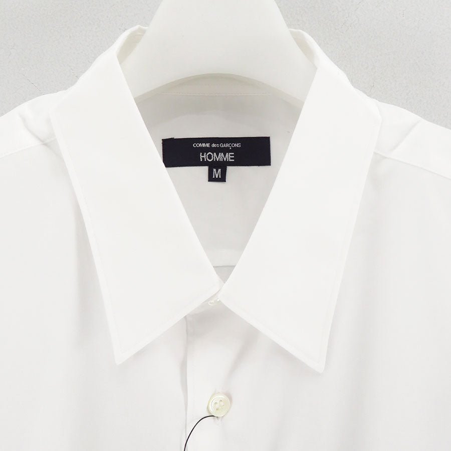 【COMME des GARCONS HOMME】<br>綿ブロードS/S Shirt <br>HO-B022-051