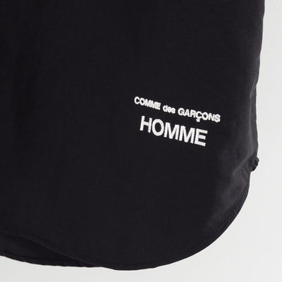 【COMME des GARCONS HOMME】<br>ナイロンタッサー S/S Shirt <br>HO-B024-051