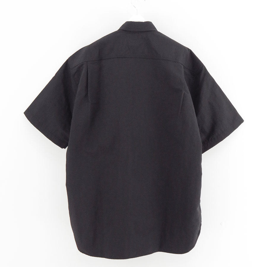 【COMME des GARCONS HOMME】<br>ナイロンタッサー S/S Shirt <br>HO-B024-051