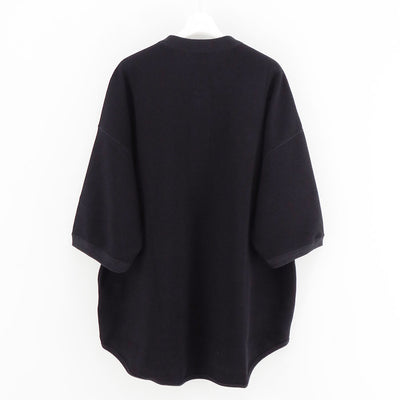 【COMME des GARCONS HOMME】<br>綿エステルワッフルヘンリーネックTee <br>HO-T017-051