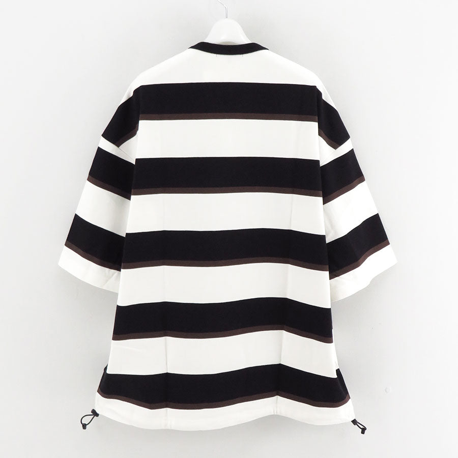 【COMME des GARCONS HOMME】<br>綿天竺マルチボーダーS/S Tee <br>HO-T018-051