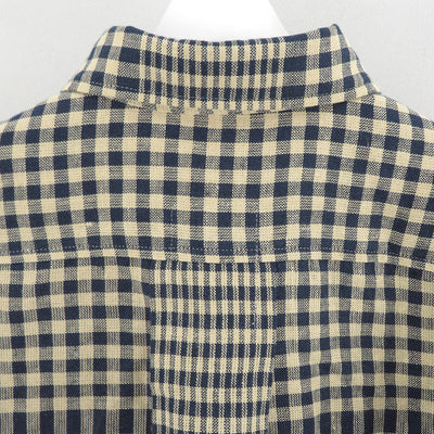 【i am dork/アイアムドーク】<br>リネンチェックポケットシャツ <br>DO25SS04-1