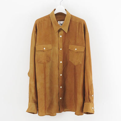 【i am dork/アイアムドーク】<br>ヴィスコースポケットシャツ <br>DO25SS04-3