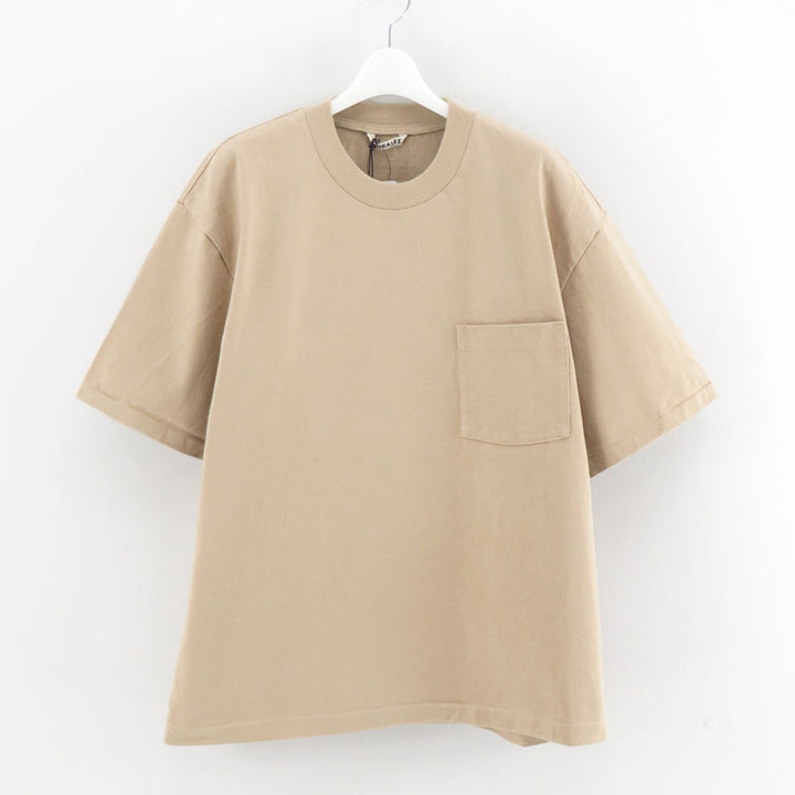 AURALEE/オーラリー】HEAVY WEIGHT POCKET TEE A25ST01SUの通販