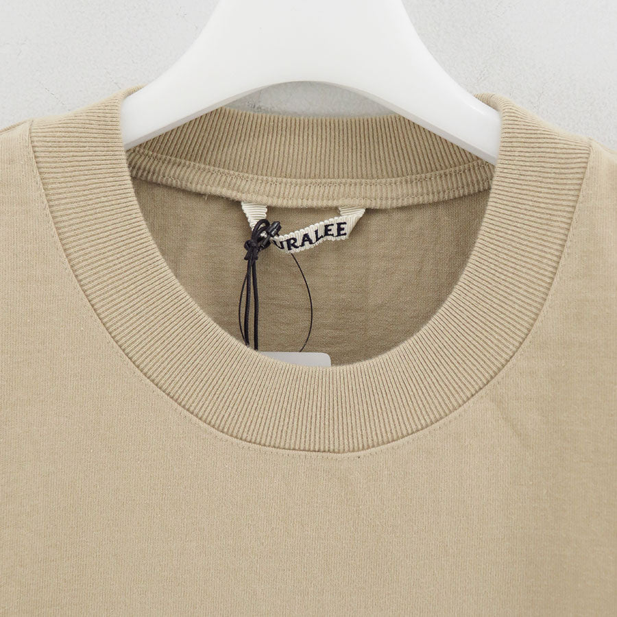 【5/9からポイント10%還元】<br>【AURALEE/オーラリー】<br>HEAVY WEIGHT POCKET TEE <br>A25ST01SU