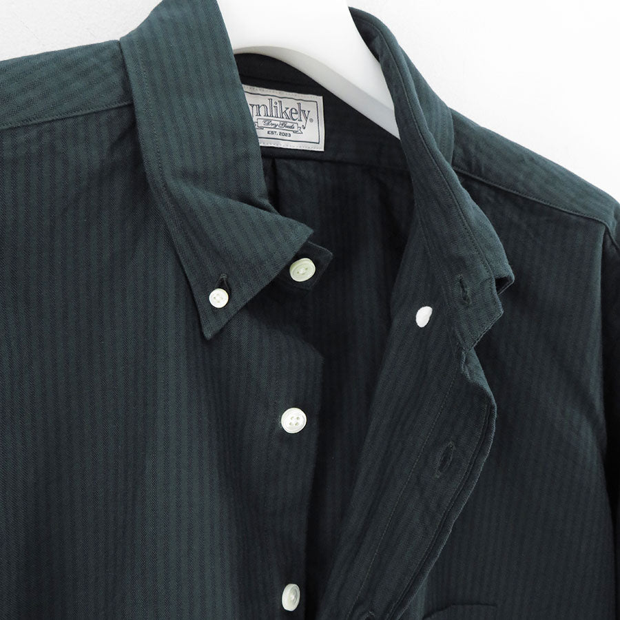 【Unlikely/アンライクリー】<br>Unlikely Button Down Shirts Stripe <br>U24F-11-0004