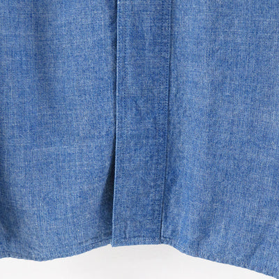 【A.PRESSE/アプレッセ】<br>BB Washed Chambray Shirt <br>23AAP-02-09M