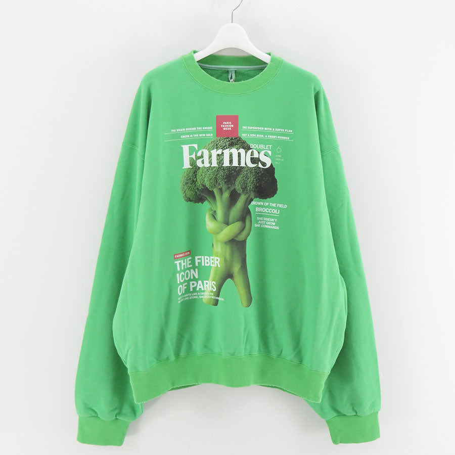 トップス AWW MAGAZINE SWEATSHIRT GREEN AWW SWEATSHIRT GREEN aww