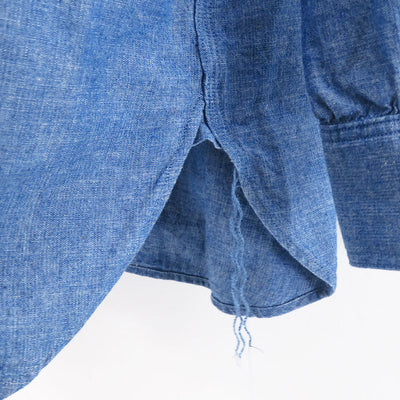 【A.PRESSE/アプレッセ】<br>BB Washed Chambray Shirt <br>23AAP-02-09M