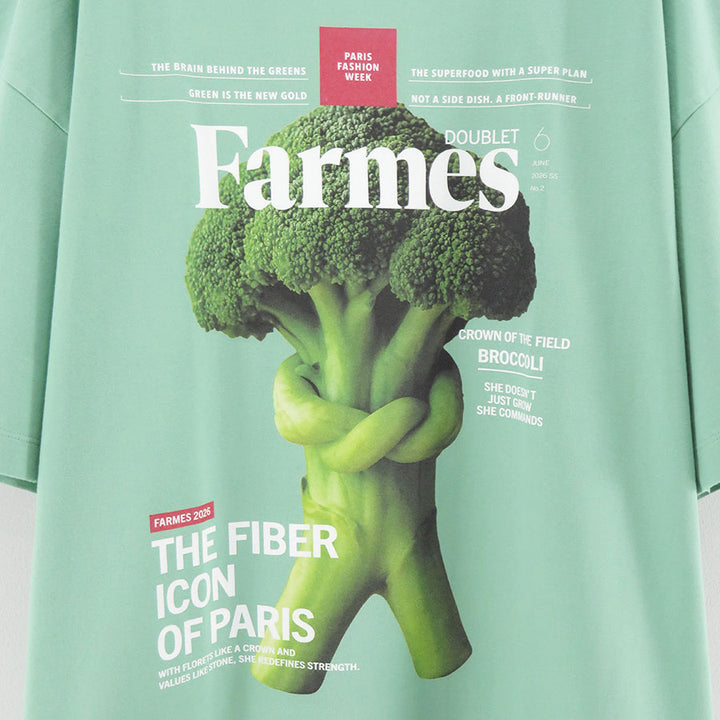 doublet/ダブレット】FARMES MAGAZINE COVER T-SHIRT 26SS34CS430の