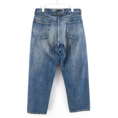 【A.PRESSE/アプレッセ】<br>No.22 Washed Wide Denim Pants <br>23AAP-04-12K