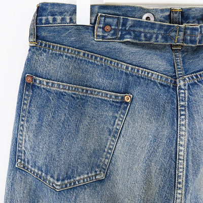 【A.PRESSE/アプレッセ】<br>No.22 Washed Wide Denim Pants <br>23AAP-04-12K