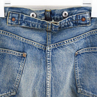 【A.PRESSE/アプレッセ】<br>No.22 Washed Wide Denim Pants <br>23AAP-04-12K