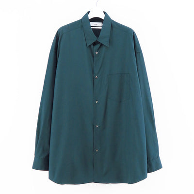 【Graphpaper/グラフペーパー】<br>High Count Regular Collar Round Cut Oversized Shirt <br>GM233-50033C