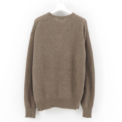 【MAATEE&SONS/マーティーアンドサンズ】<br>カシミヤミンク LOOSE V SWEATER <br>MT4303-0107