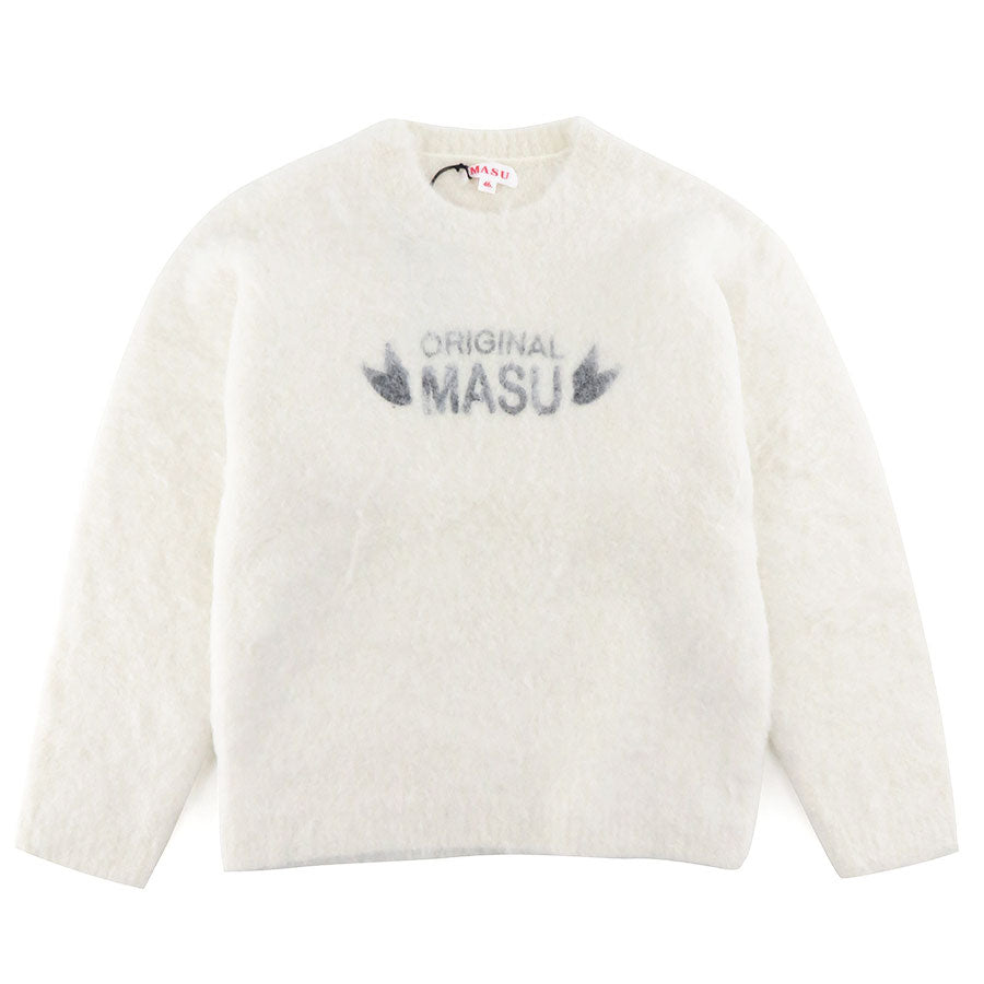 【M A S U/エムエーエスユー】<br>ORIGINAL MASU BRUSHED SWEATER <br>MPFW-KN0424