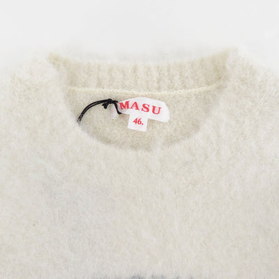 【M A S U/エムエーエスユー】<br>ORIGINAL MASU BRUSHED SWEATER <br>MPFW-KN0424