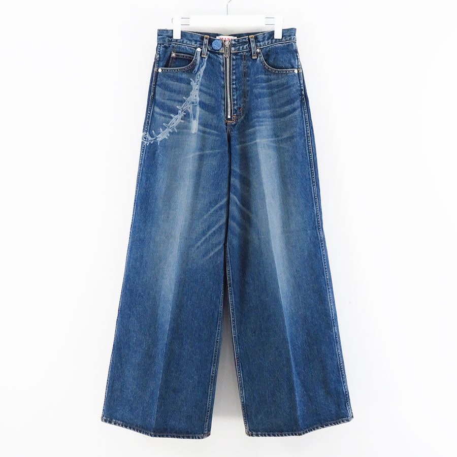 23SS MASU FADED BAGGY JEANS 44-