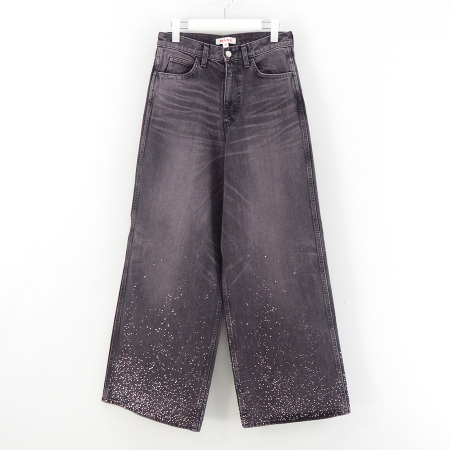 【M A S U/エムエーエスユー】<br>"MASU BOYS" STARDUST BAGGY JEANS <br>MBFW-PTB224C