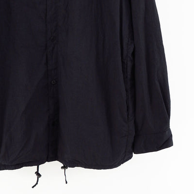 【ATON/エイトン】<br>HAND DYED NYLON SHIRT JACKET <br>JKAGSW0704
