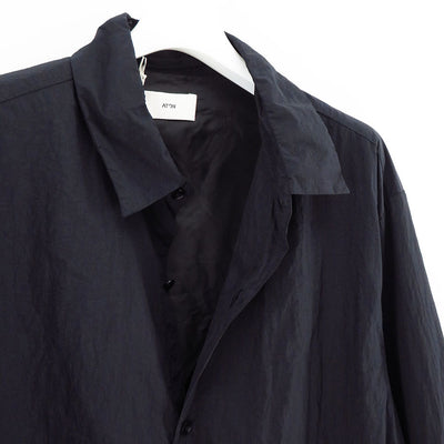 【ATON/エイトン】<br>HAND DYED NYLON SHIRT JACKET <br>JKAGSW0704