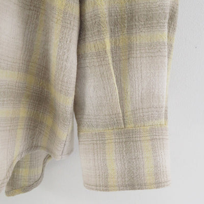 【AURALEE/オーラリー】<br>AIRY WOOL CHECK SHIRT <br>A24AS01WN